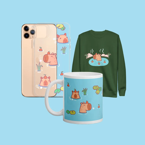 Poco the Capybara Pebbly